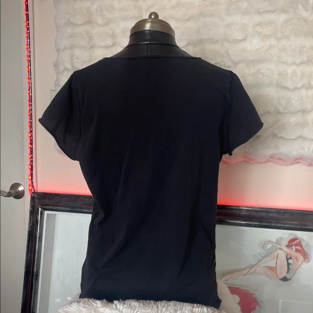 Zaldig & Voltaire Black Skull Embellished Women's Top - Picture 5 of 11